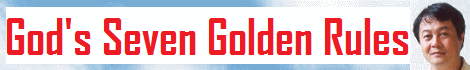 Jehovah God's Seven Golden Rules